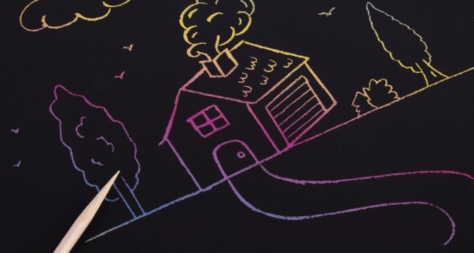 Zestaw wydrapywanek Apli Kids - Magic Scratch A4